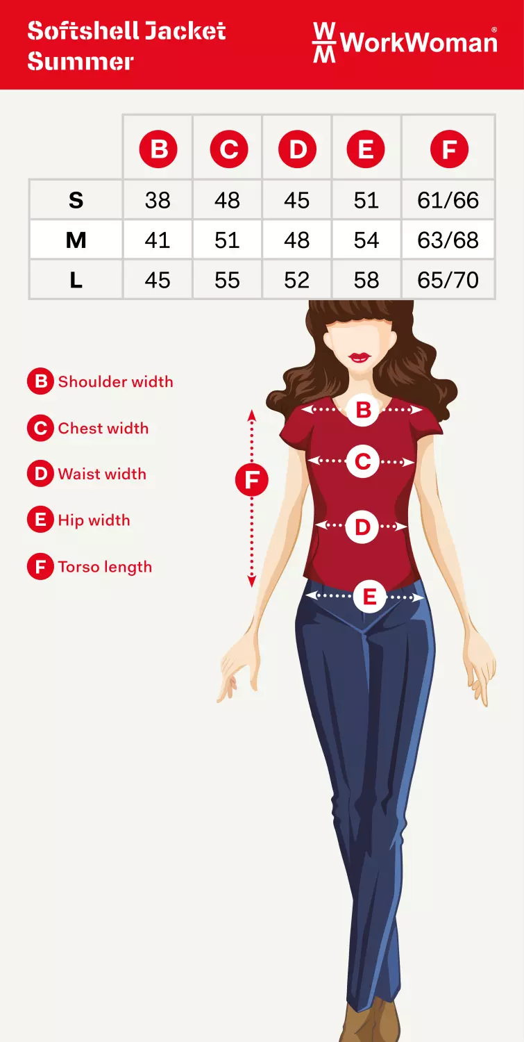 Workman 25221 Softshell Jacket Dames - Navy - M-image