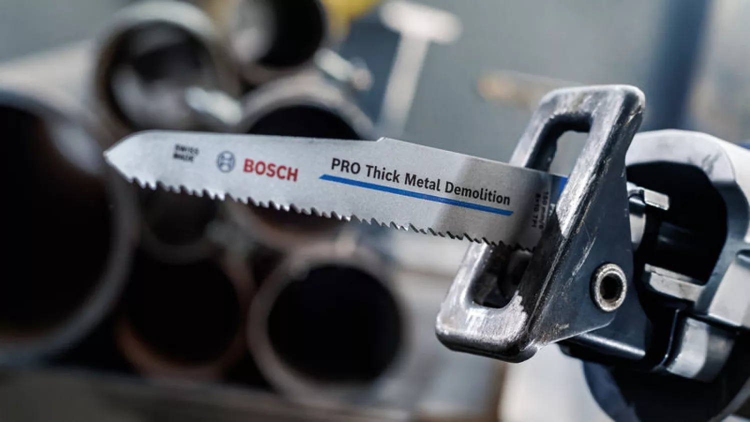 Bosch 2607011820 PRO Jeu de 6 lames de scie de démolition sous blister avec boîte de rangement-image