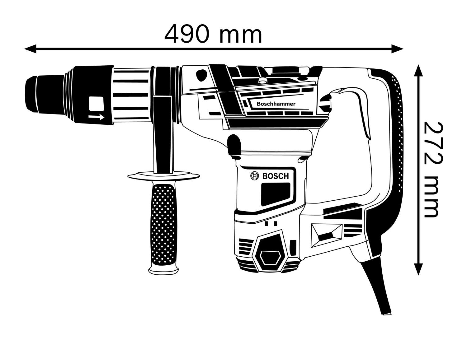 Bosch GBH 5-40 D Boorhamer in Koffer-image