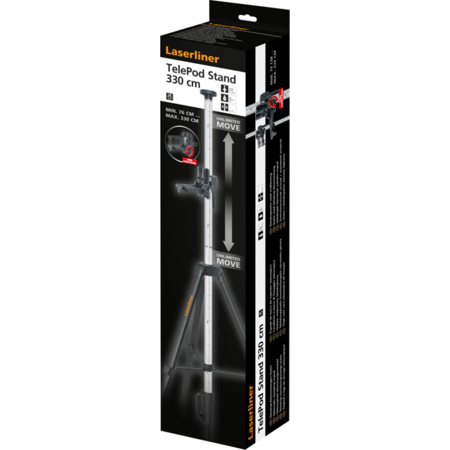 Laserliner TelePod Stand Trépied laser - réglable - 330 cm-image