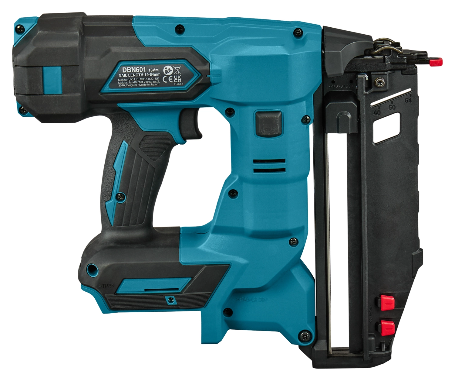 Makita DBN601ZJ 18 V Li-ion brad tacker corps dans Mbox - 16 Ga-image
