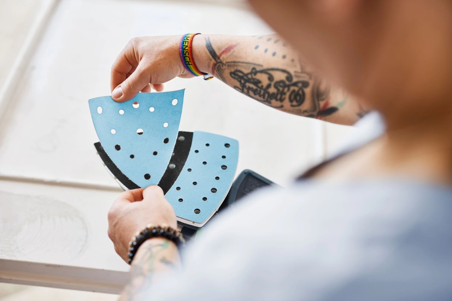 Festool Granat Delta 200 P120 feuilles abrasives - 50 pièces-image