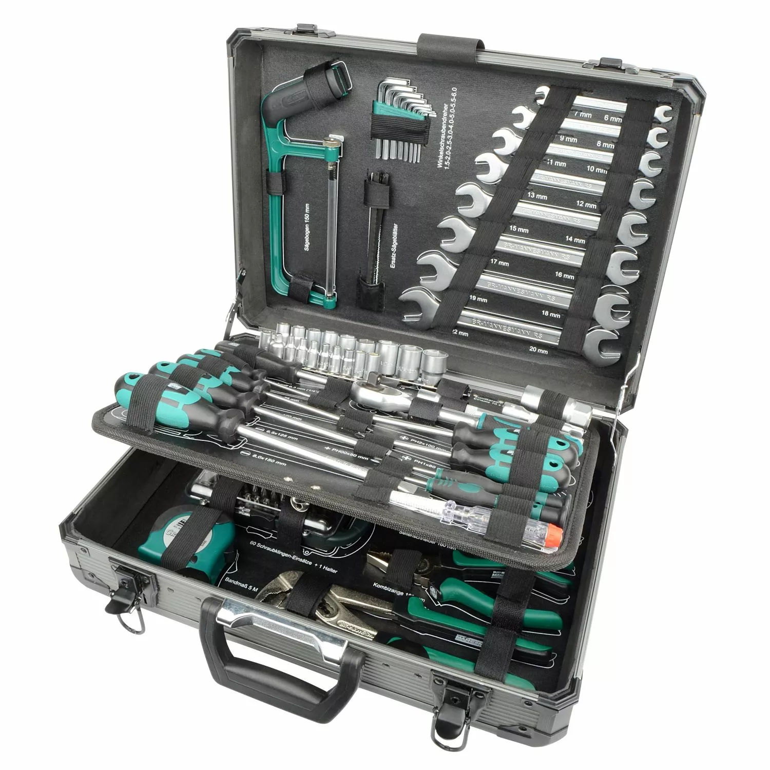 Brüder Mannesmann 29079 Mallette d'outils 133 pièces-image