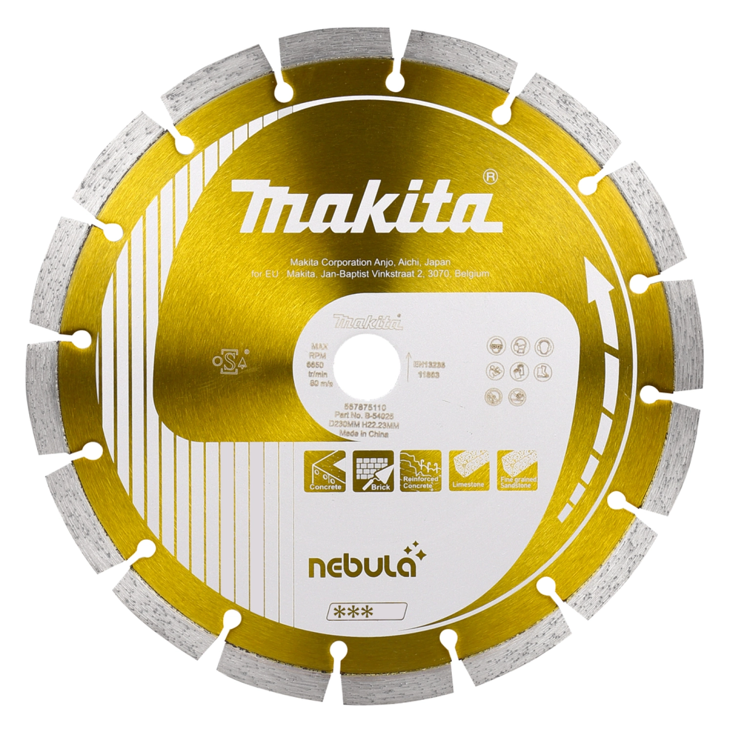 Disque Diamant Makita B -54025 - 230 x 22,2 mm - Universel-image
