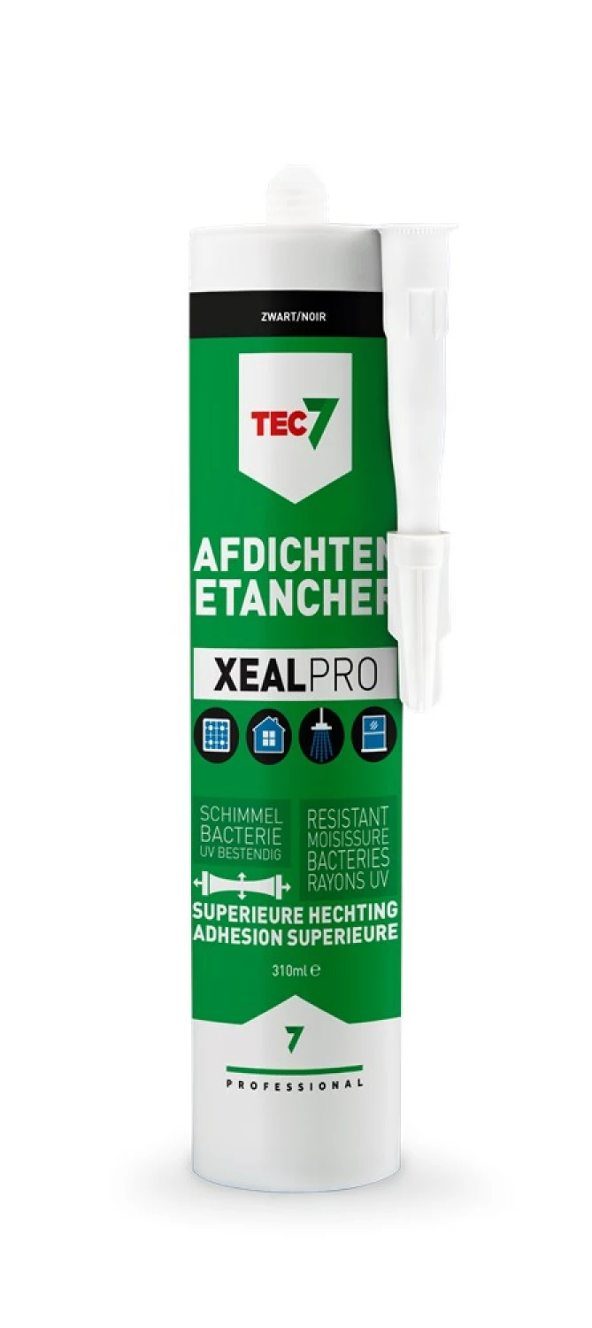 TEC7 528003000 - Joint d’étanchéité et de finition XealPro noir (RAL 9005) - cartouche 310 ml-image