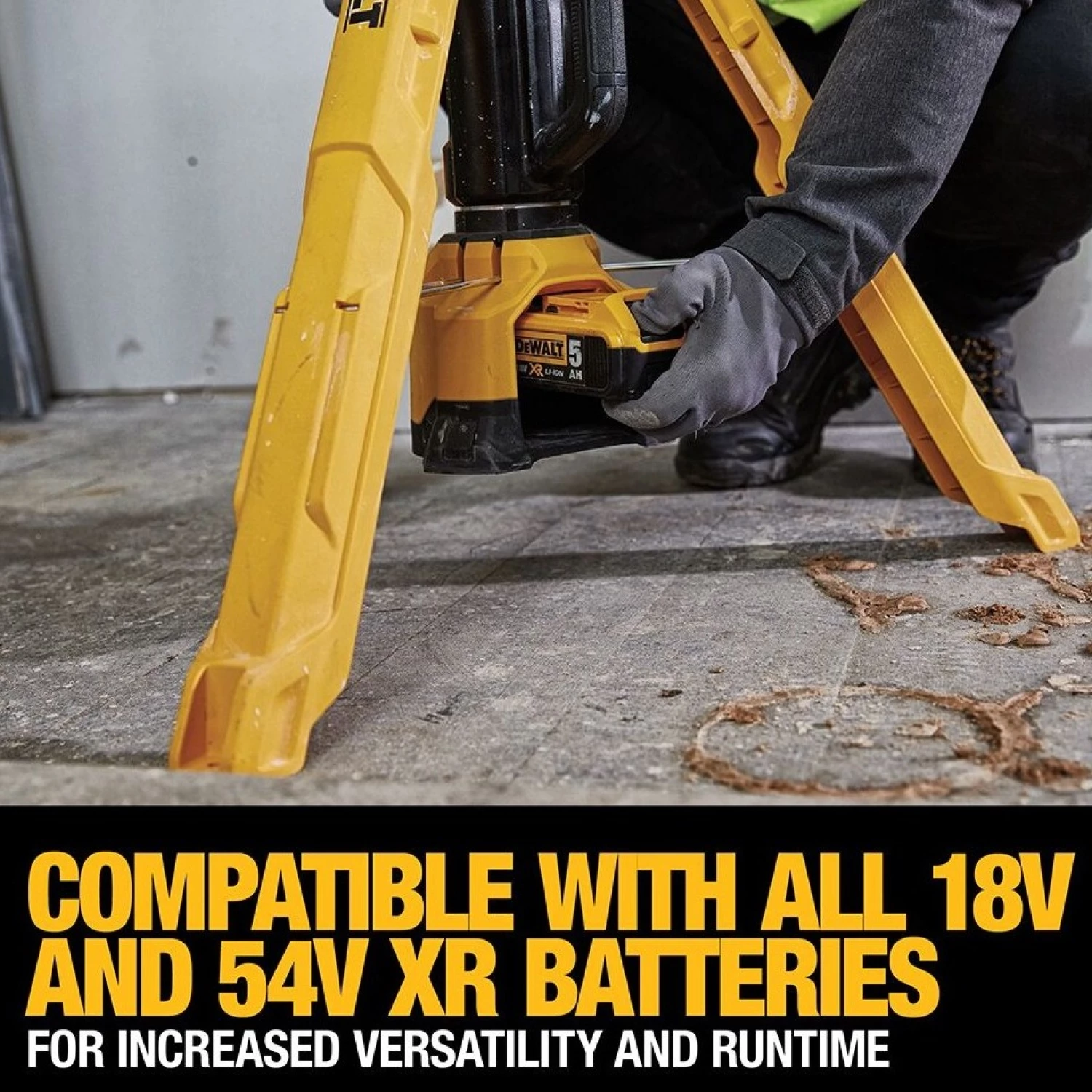 DeWALT DCL079-XJ 18V Li-ion XR accu LED werklamp body met statief - 3000Lm-image