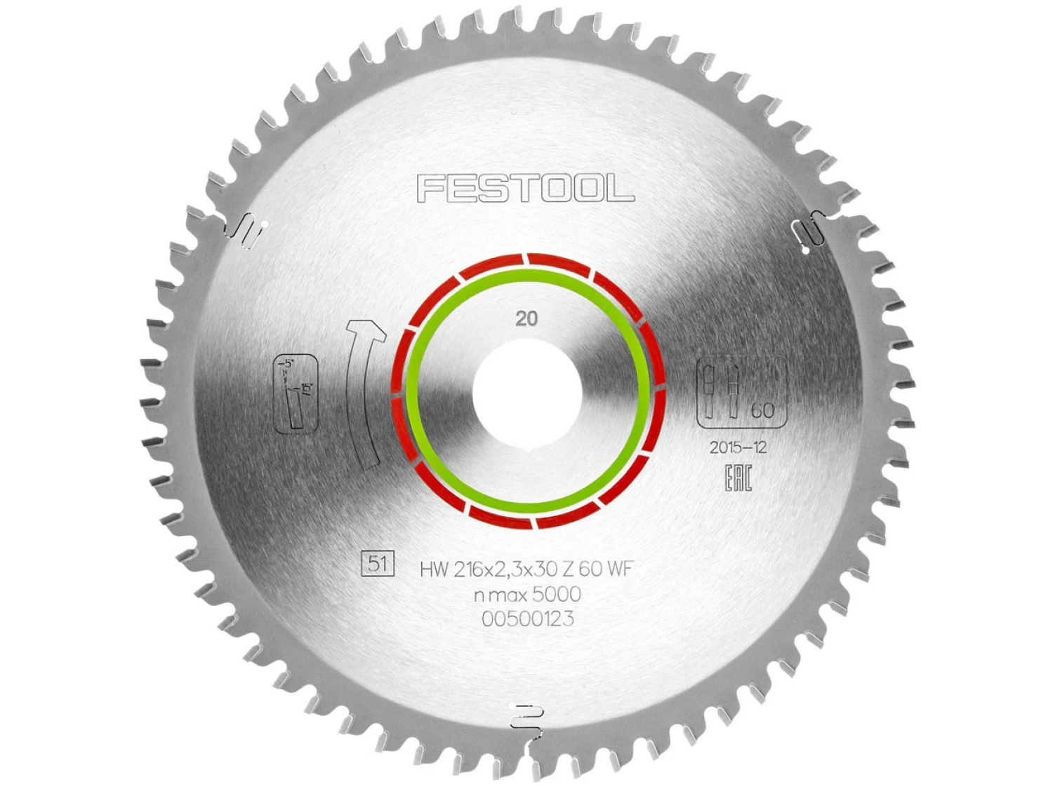 Festool HW 216x2,3x30 WZ/FA60 - Lame de scie circulaire