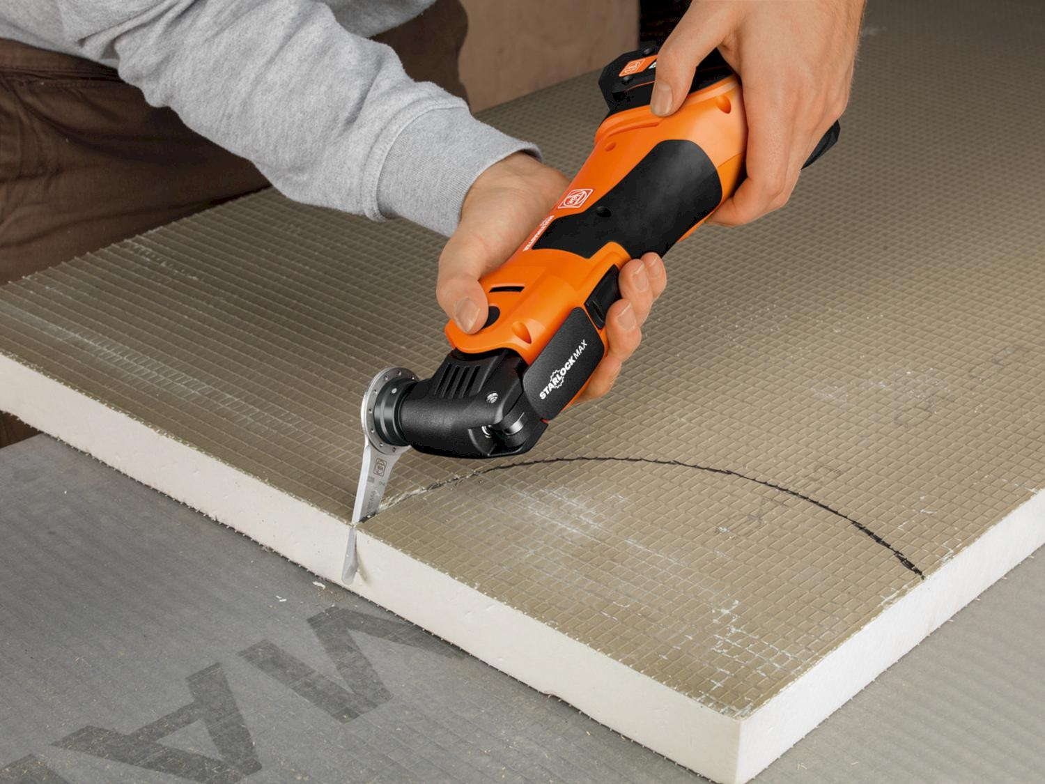 Fein AMM700 Max Top MULTIMASTER 18V Li-ion Accu Multitool set (1x 4.0Ah)-image