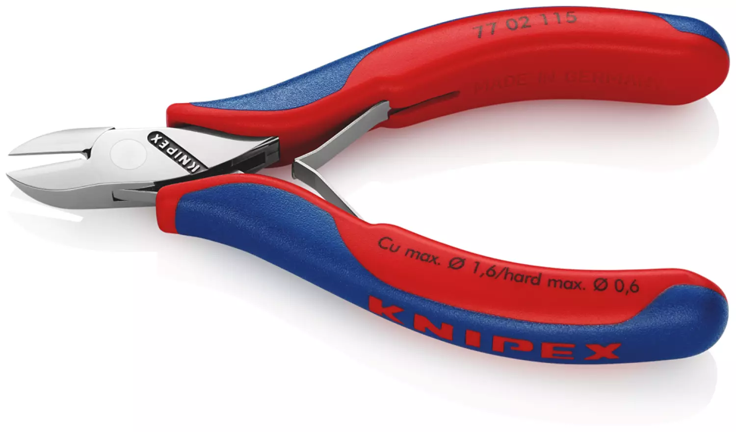 Knipex 77 02 115 - Pince coupante de côté pour l'électronique-image