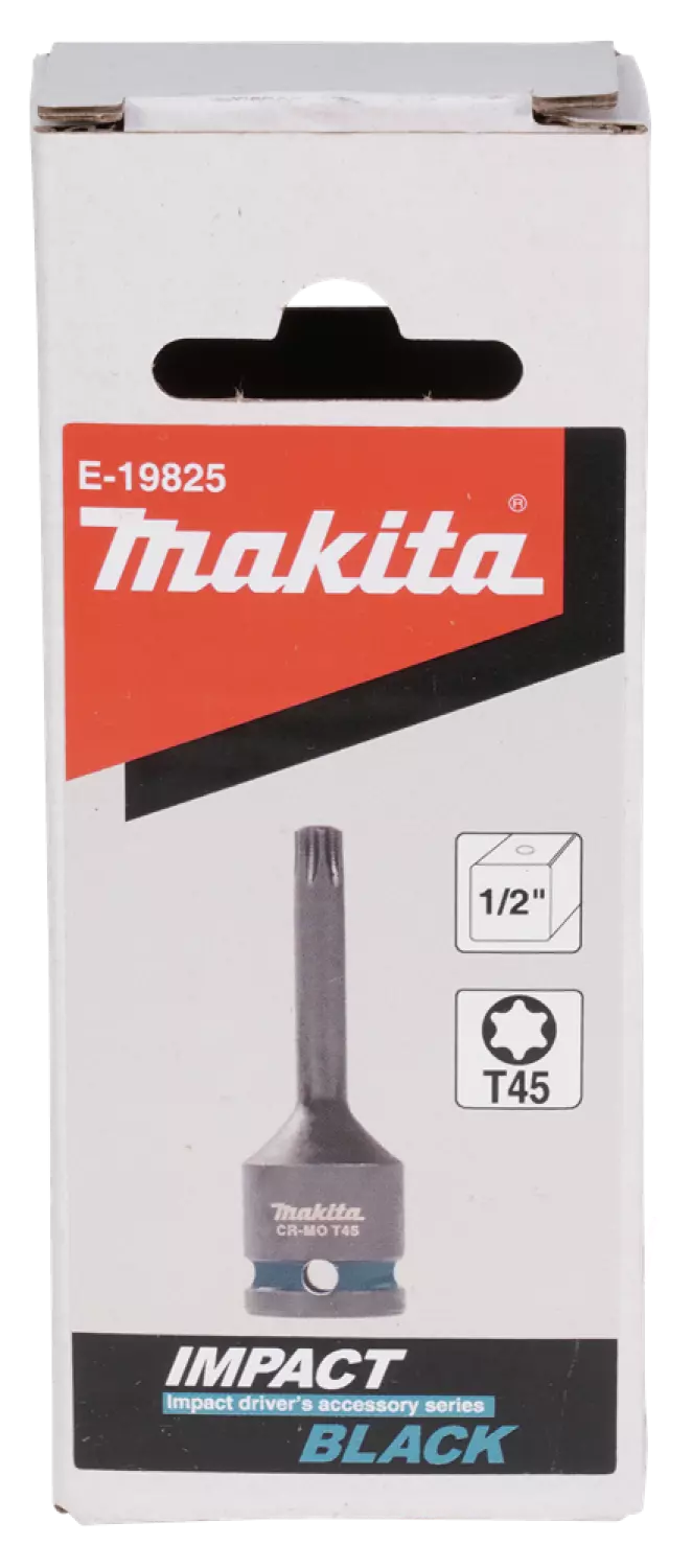 Makita E-19825 Slagschroefbit T45x78mm - Impact Black - 1/2" VK-image