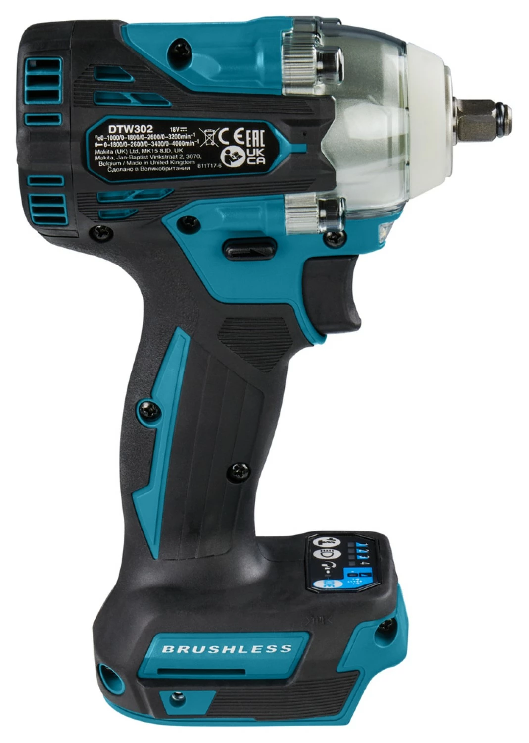 Makita DTW302ZJ 18V Li-Ion accu slagmoersleutel body in Mbox - 3/8" - koolborstelloos-image