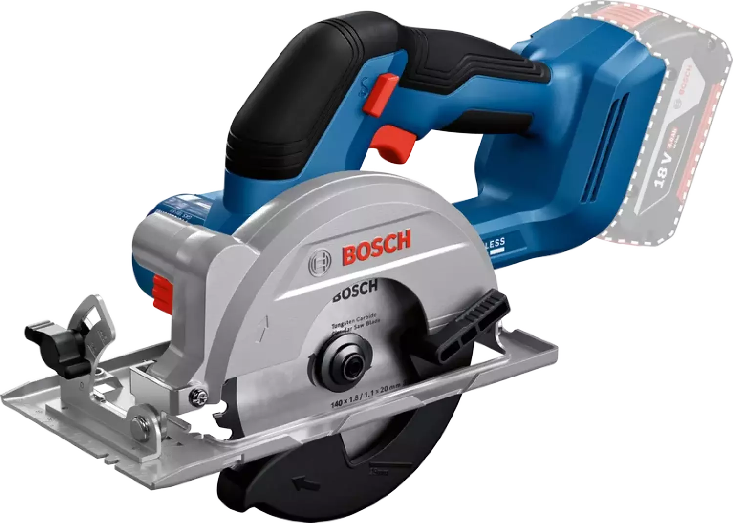Bosch GKS 18V-51 18V accu Cirkelzaag body - 140mm-image