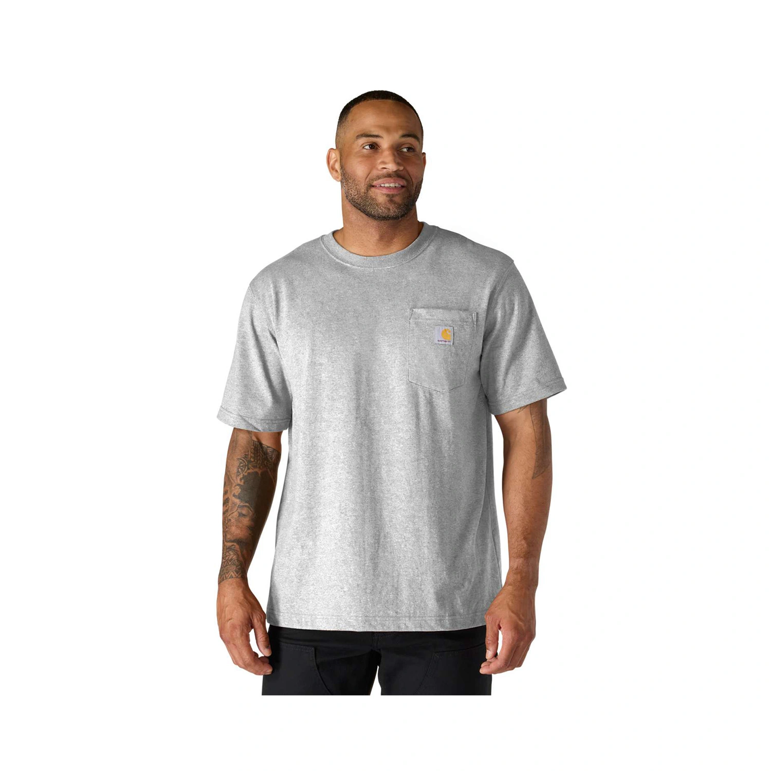 Carhartt Dearborn Pocket T-Shirt - Grijs - L
