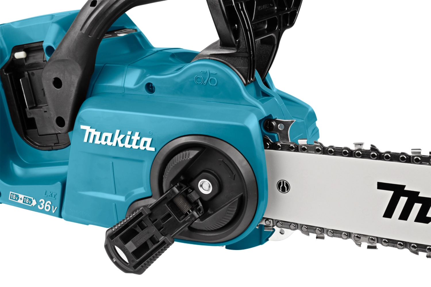 Makita DUC353PG4J 2x18V Li-Ion accu kettingzaag set (4x 6,0Ah) incl. Mbox - 35cm - koolborstelloos-image