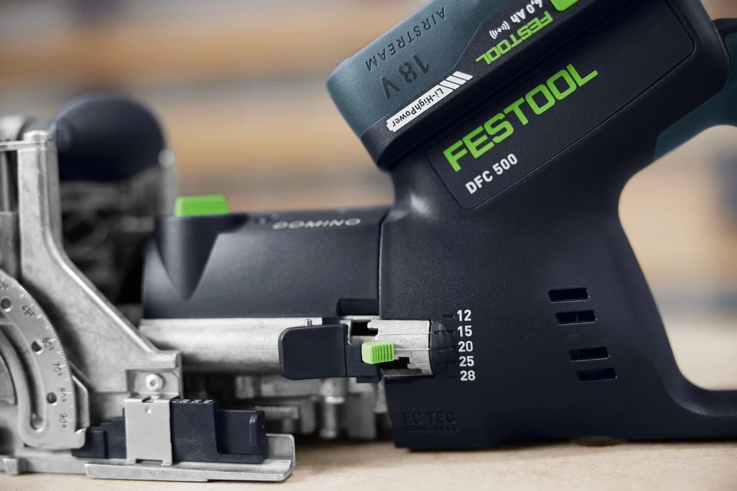 Festool DFC 500 E-Basic 18V machine de fraisage Domino sans fil dans un systainer - 28 mm-image