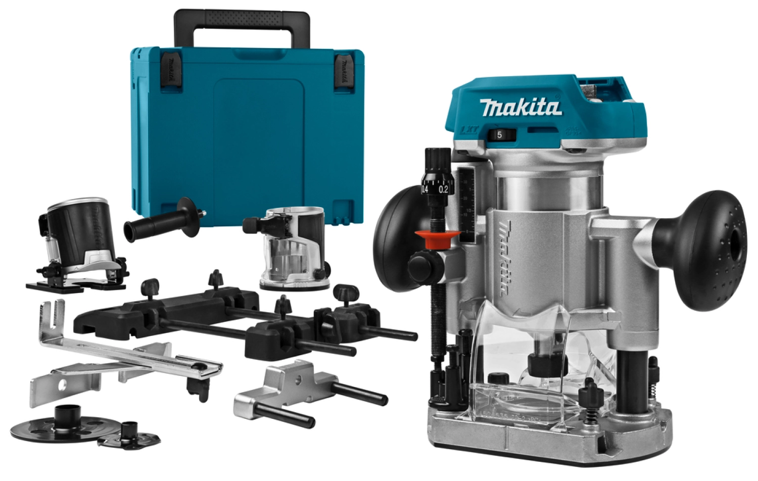 Makita DRT50ZJX9 - Défonceuse / affleureuse sans-fil Li-Ion 18V (machine seule) dans MAKPAC-image