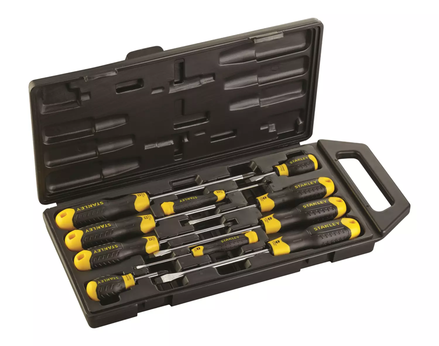 Stanley 2-65-005 - Cushiongrip Jeu de Tournevis 10 pcs (Mec / Ph)-image