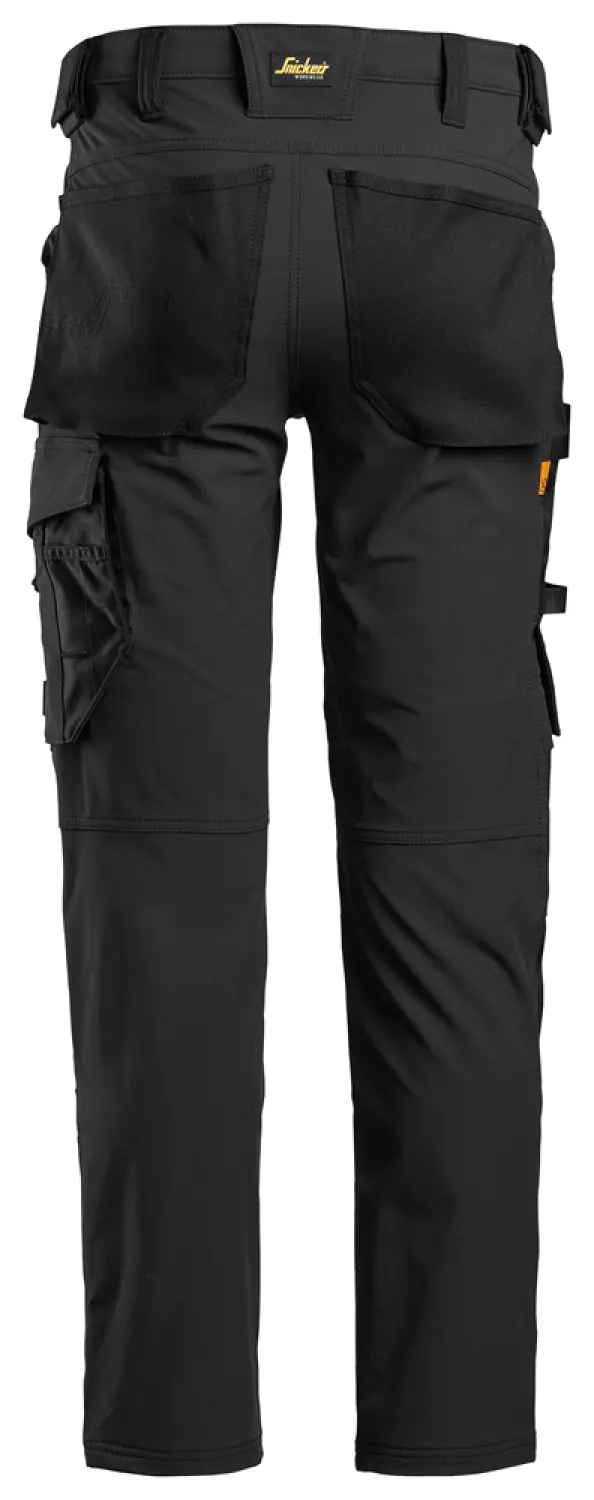 Snickers 6371 AllroundWork Full Stretch Werkbroek - Zwart - Maat 150