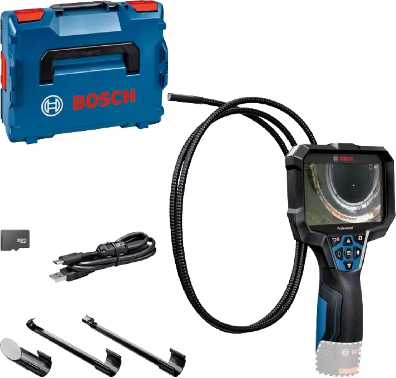 Bosch GIC 12V-5-27 C 12V accu Inspectiecamera body in L-boxx-image