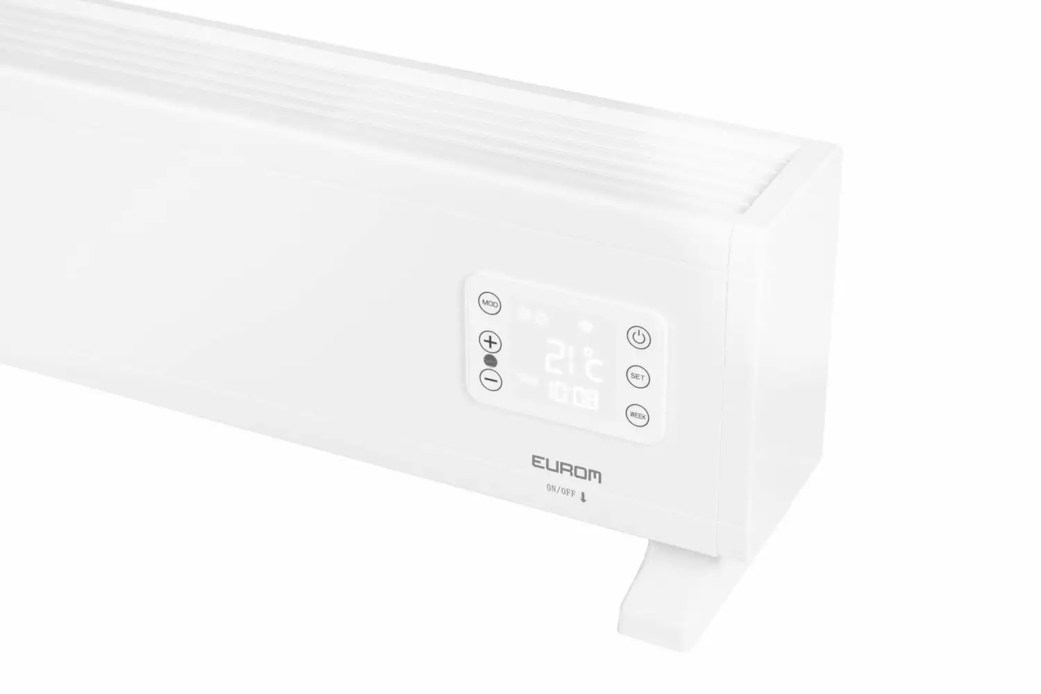 EUROM Alutherm Baseboard 2000 Wi-Fi White Convectorkachel - 2000W - 80m3-image