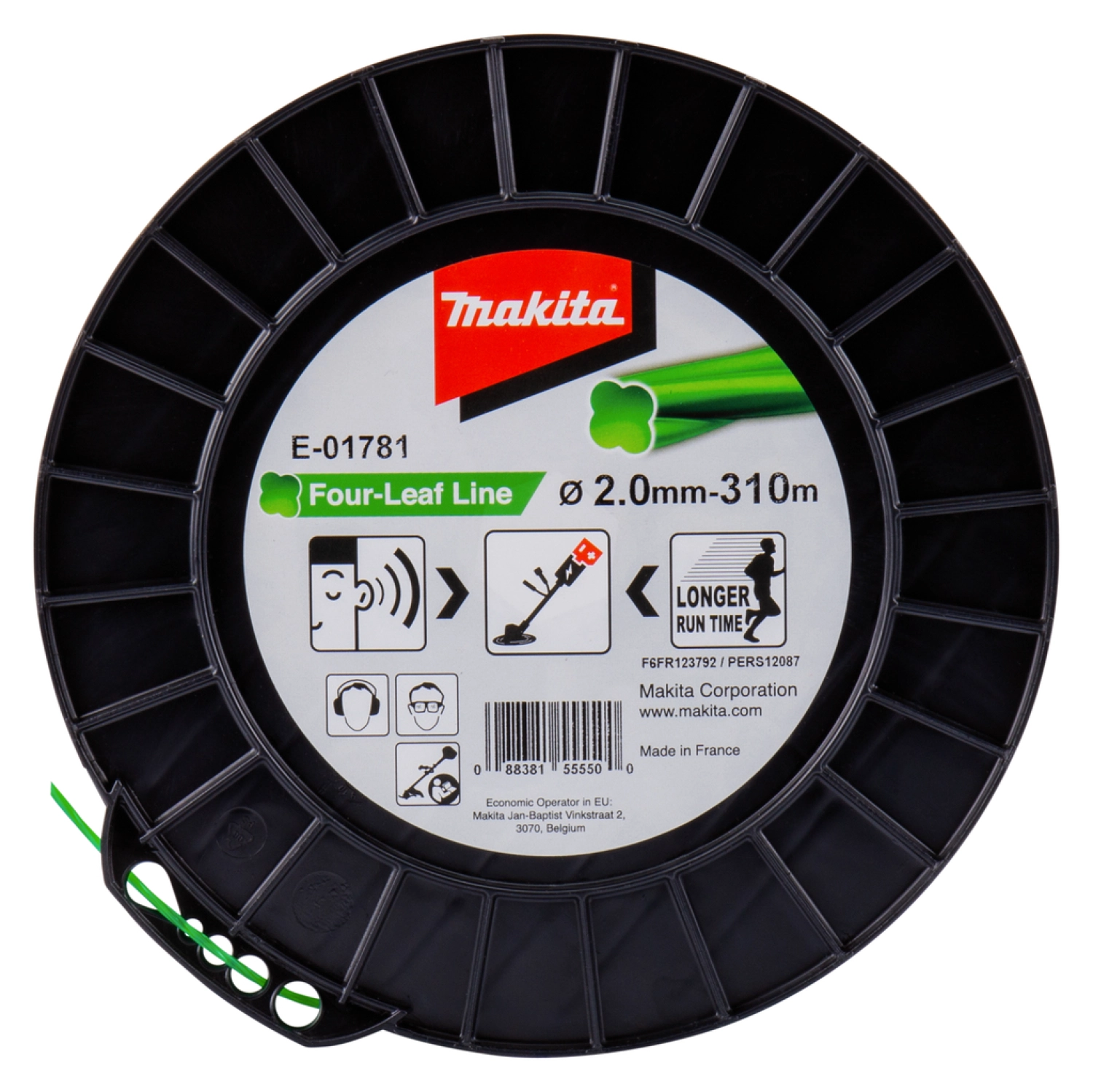 Makita E -01781 Fil de coupe - 2 mm x 310 m-image