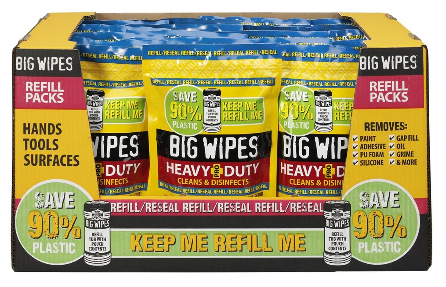 Big Wipes Heavy Duty Recharge Pochette - 20pcs.-image