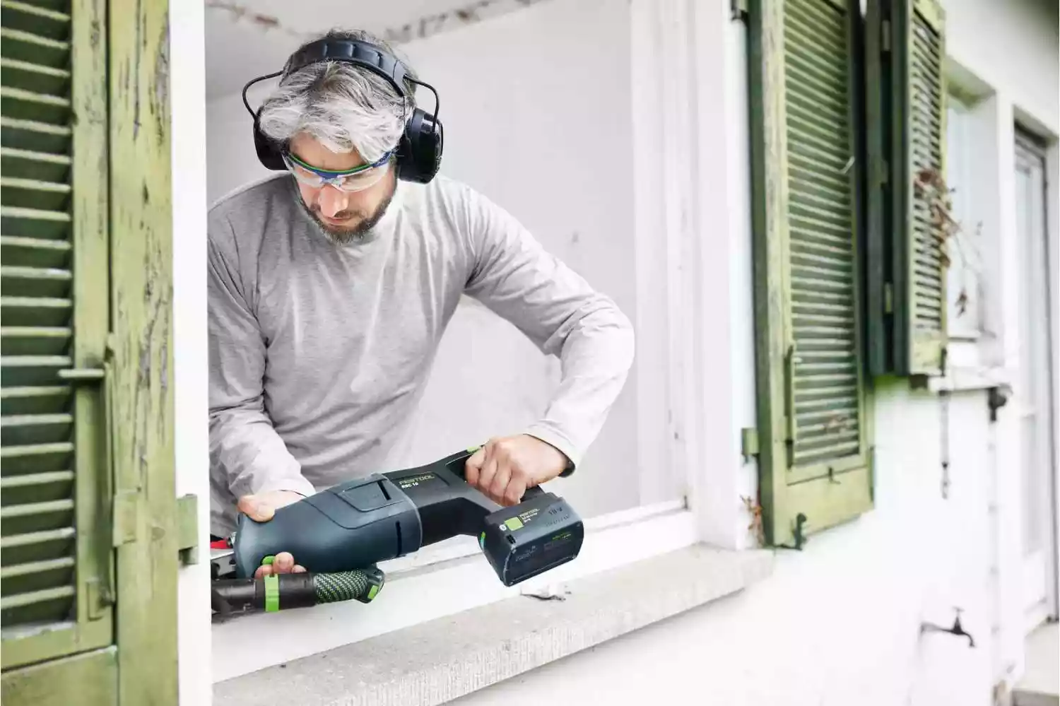 Festool RSC 18 5,0 EB-Plus 18V Li-Ion scie sabre sans fil (2x 5,0Ah) dans Systainer - 230 mm-image