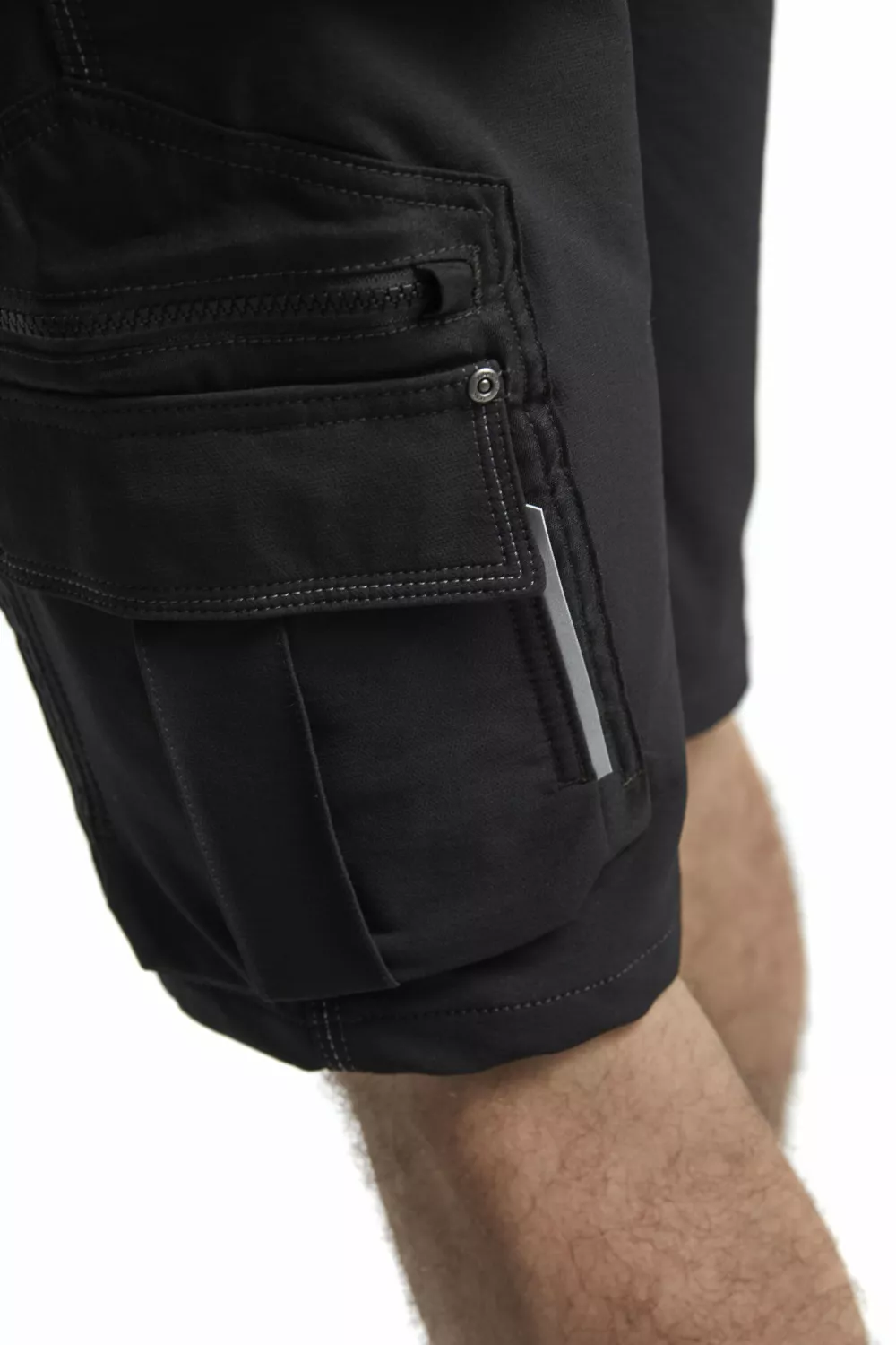 Blåkläder Short X1900 artisan stretch 4D sans poche flottante - C48 - Noir-image