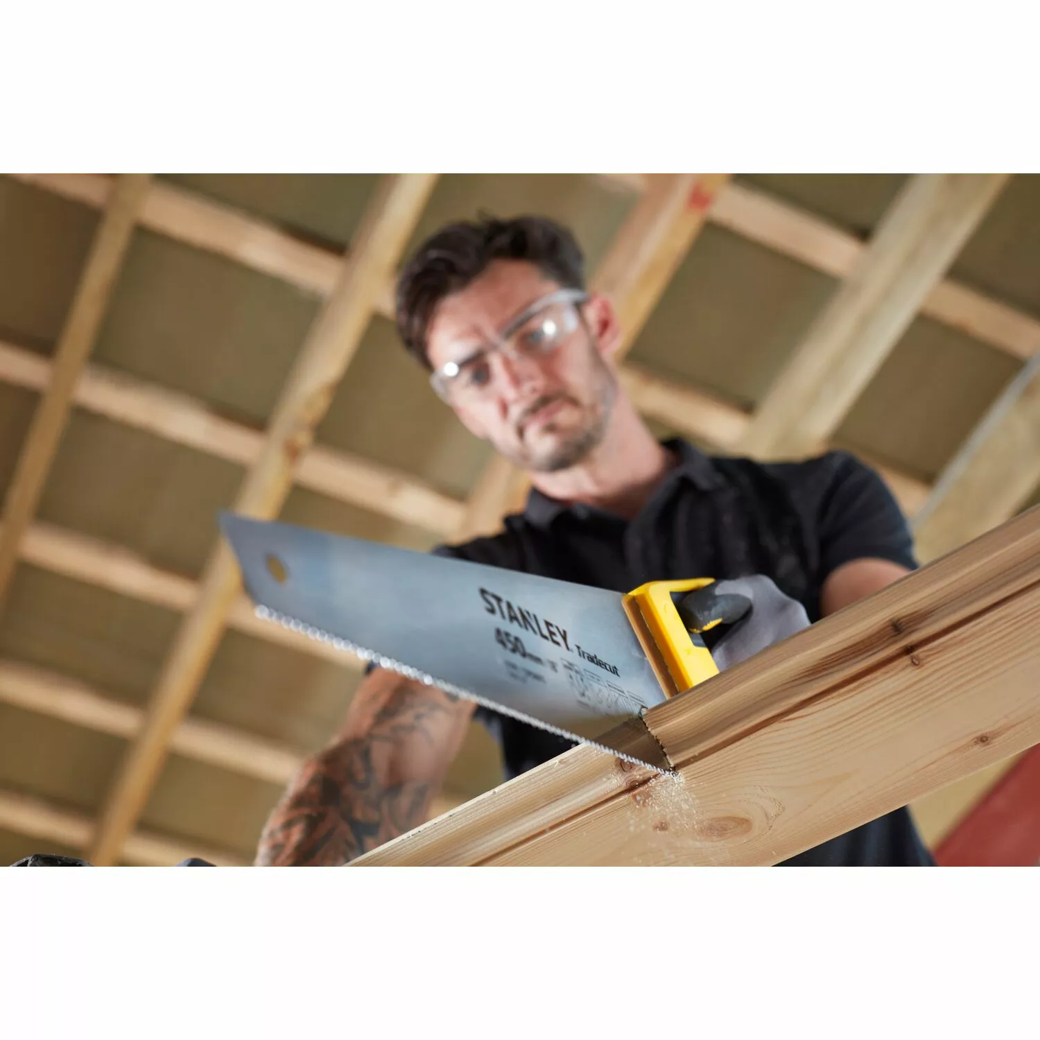 Stanley STHT20355-1 Houtzaag Tradecut Fijn - 450mm - 11 TPI-image