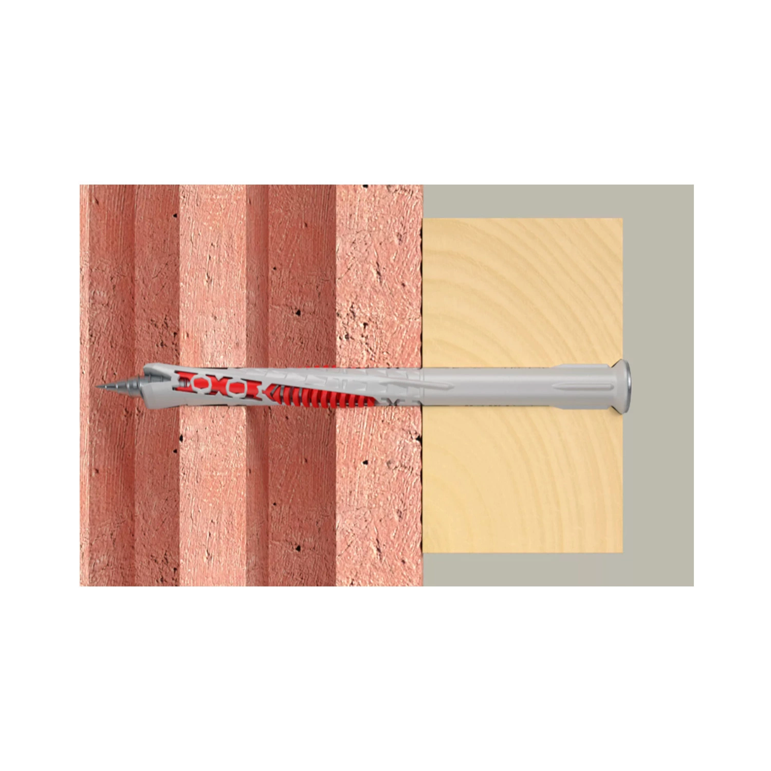 Fischer 562155 Cheville de construction DuoXpand - tête fraisée - 10 x 80 T (50pcs)-image