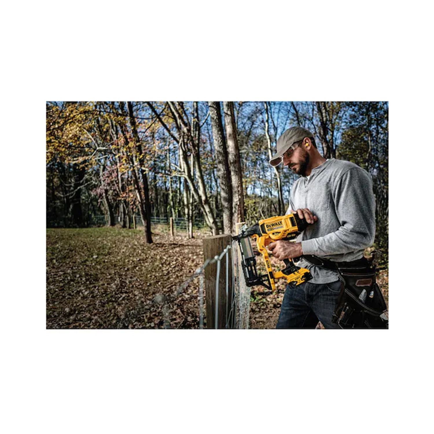 DeWALT DCFS950P2-QW 18V Li-ion accu hekwerktacker set (2x 5.0Ah accu) in koffer - 9Ga - 40/45/50mm-image