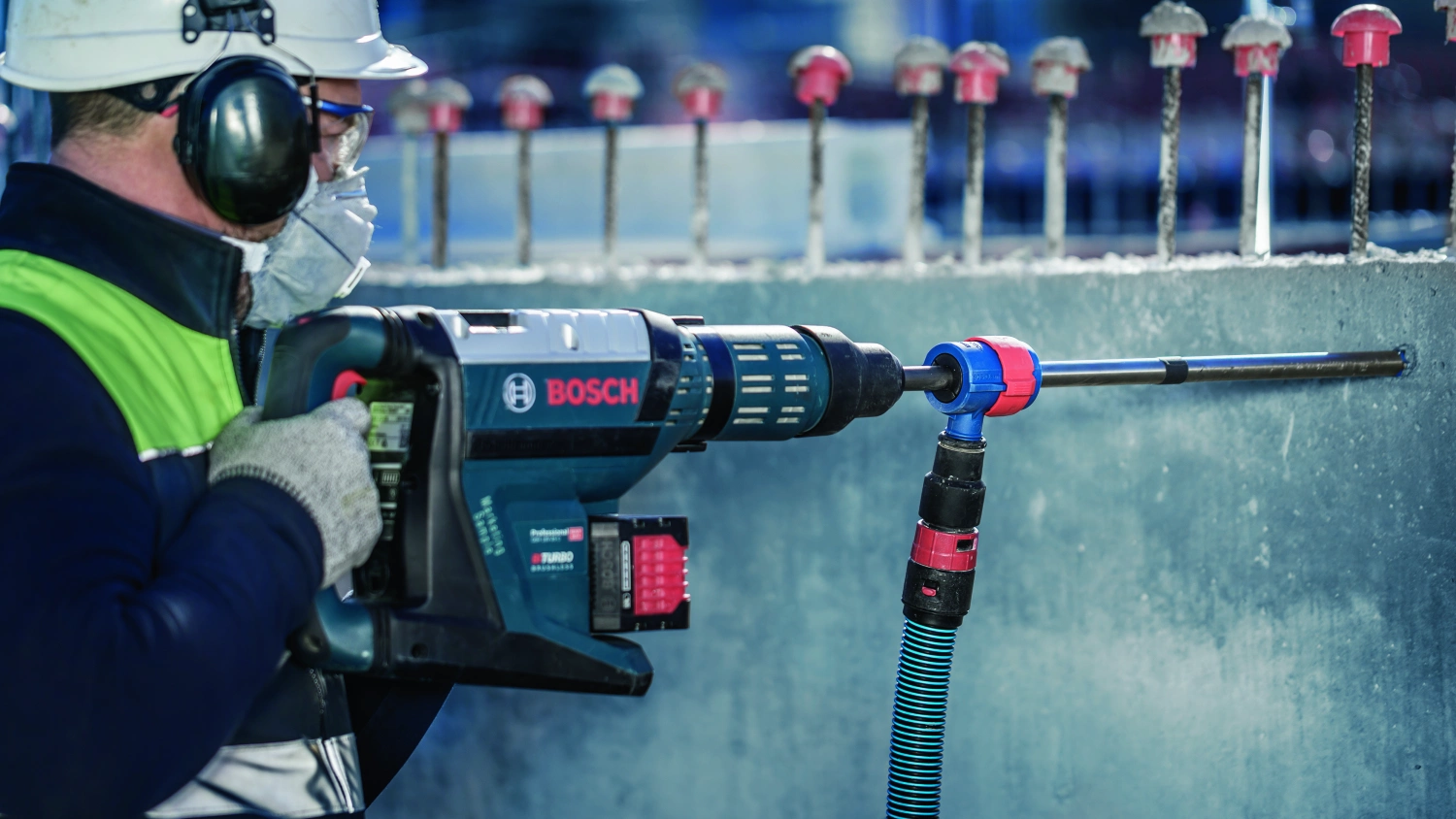 Bosch 2608901809 EXPERT Foret à Marteau SDS Clean SDS Max-8X - 32x400x650mm avec connecteur-image