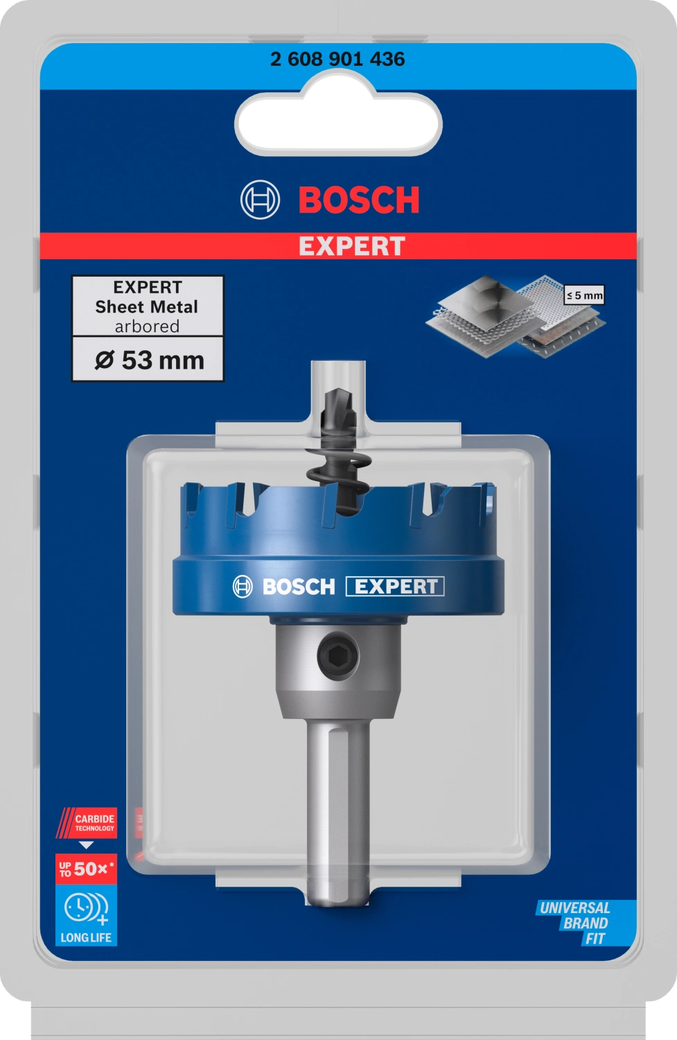Bosch 2608901436 EXPERT Scie cloche pour tôle - 53 mm-image