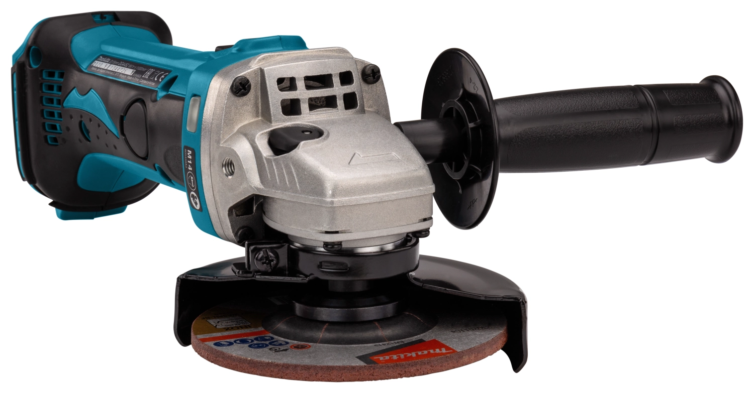 Makita DGA452Y1J 18V Li-Ion accu haakse slijper body + (1x 1.5Ah accu) in Mbox - 115mm-image
