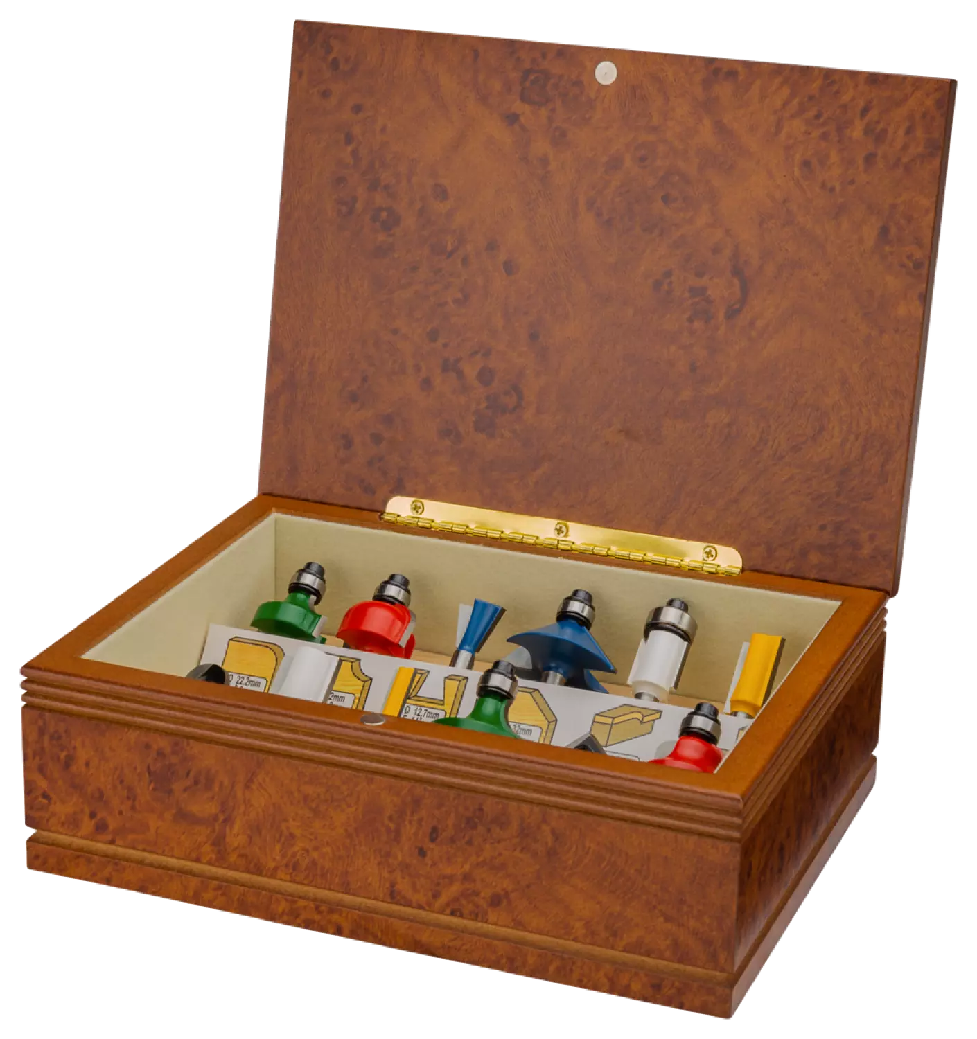 MAKITA A-87921 Set de Fraisage 6 mm 12 pièces-image