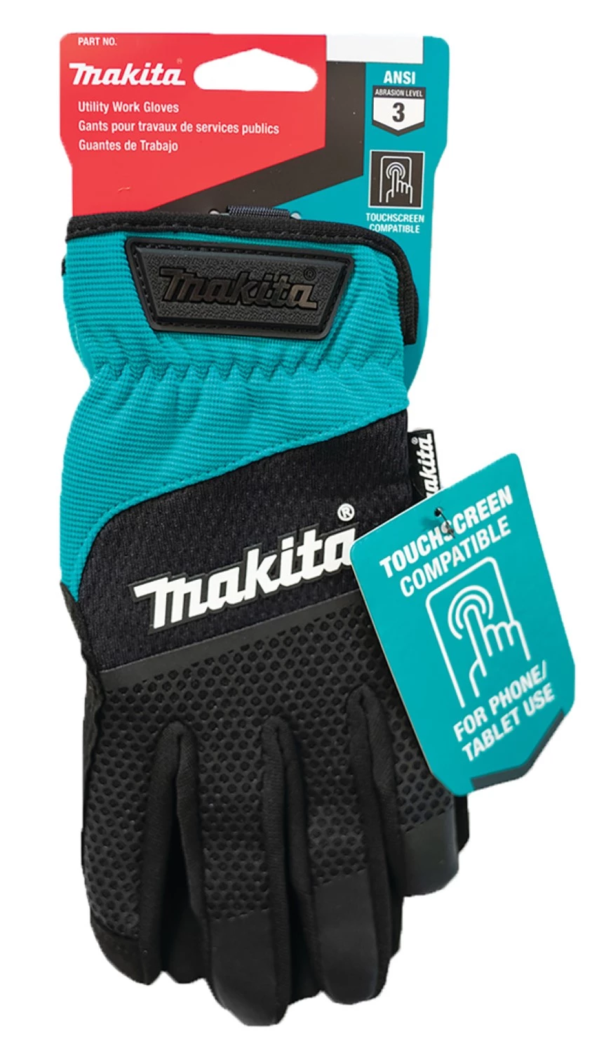 Makita P-84660 Werkhandschoenen met open manchet - 9/L-image