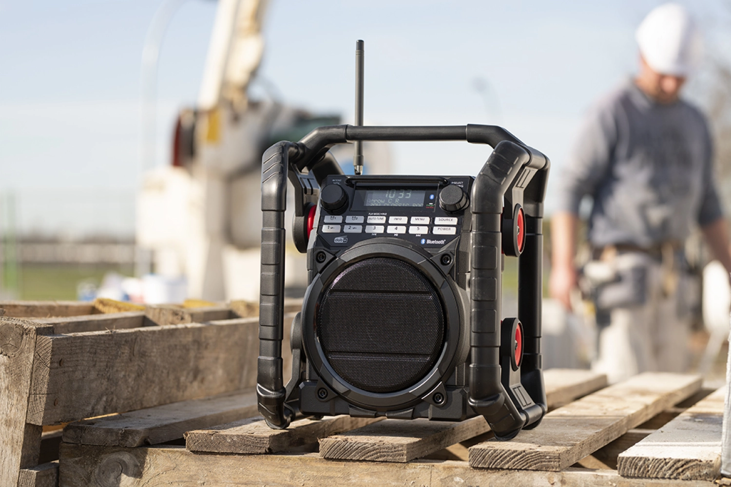 PerfectPro TP3 Bouwradio - FM RDS / DAB+ - AUX-in - bluetooth - werkt op netstroom en batterij-image