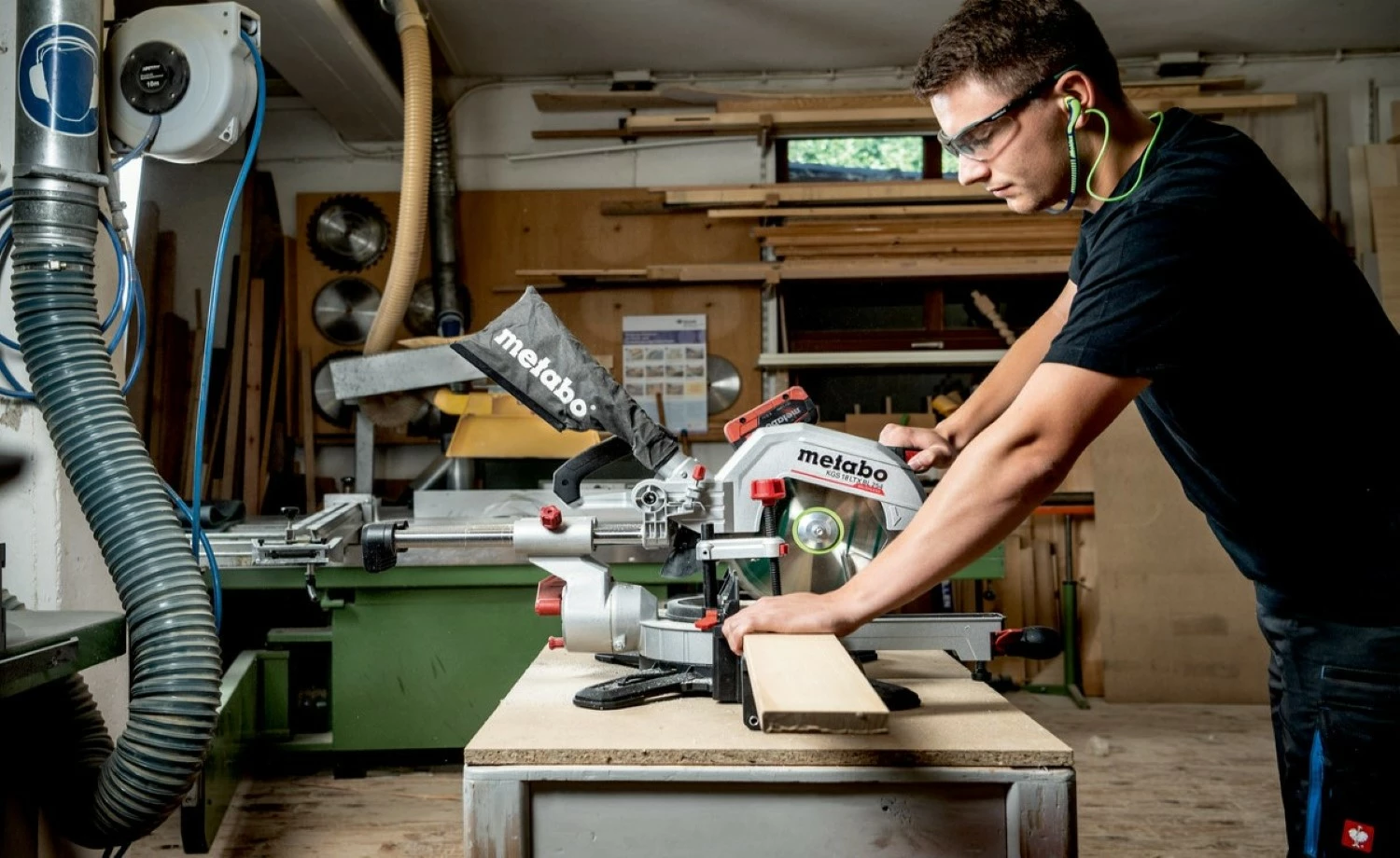 Metabo KGS 18 LTX BL 254 LiHD Accu afkortzaag body - 254 x 30mm-image