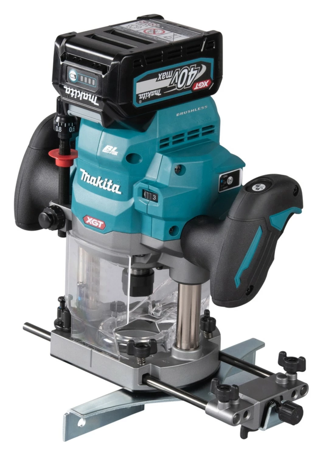 Makita RP001GZ02 XGT 40V Max Défonceuse dans Mbox - 1900W - 12 mm-image