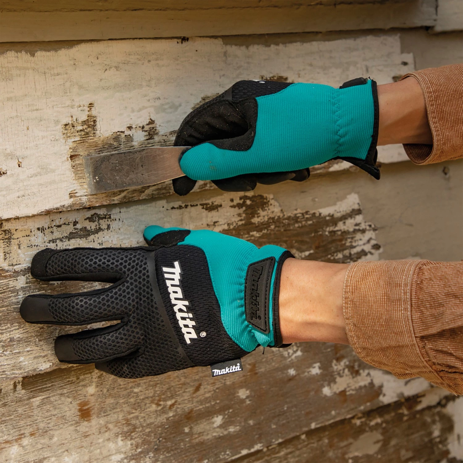 Makita P-84654 Werkhandschoenen met open manchet - 8/M-image