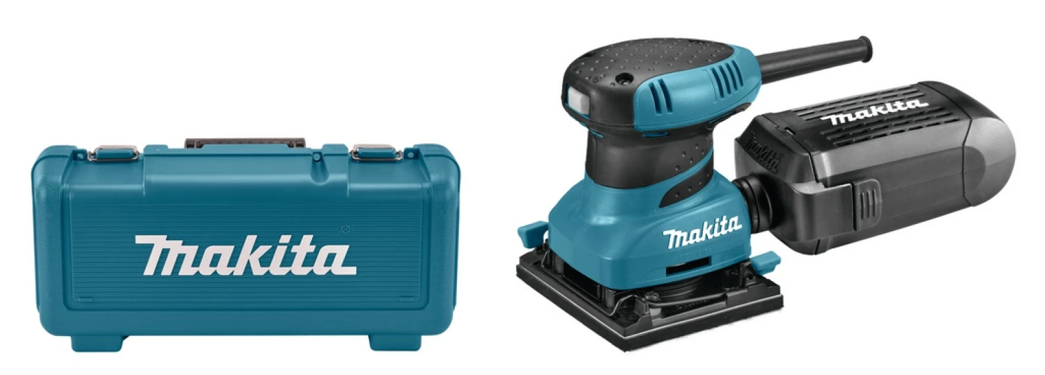 Makita BO4555K Ponceuse vibrante dans coffret - 200W - 112 x 102 mm-image