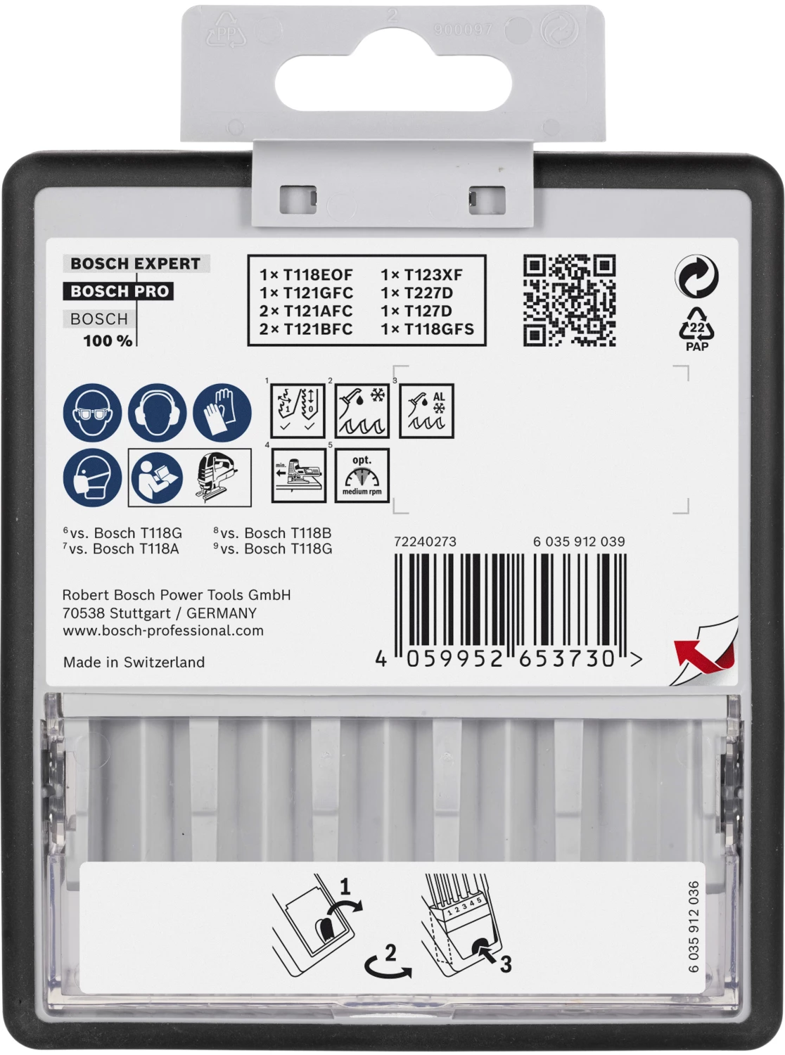 Bosch 2607011942 PRO Jeu de 10 lames de scie pour métal et aluminium en cassette Robustline-image