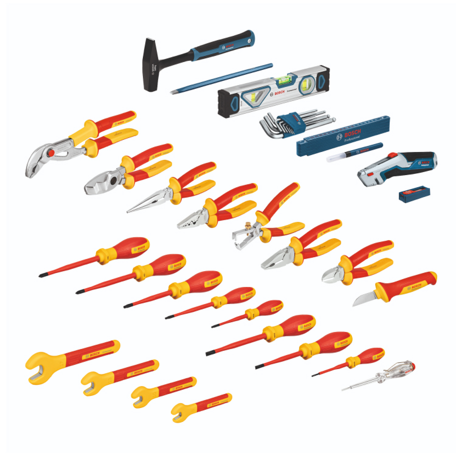 Bosch 1600A02NG4 VDE Gereedschapset in L-Boxx - 37-delig - voor elektriciens-image