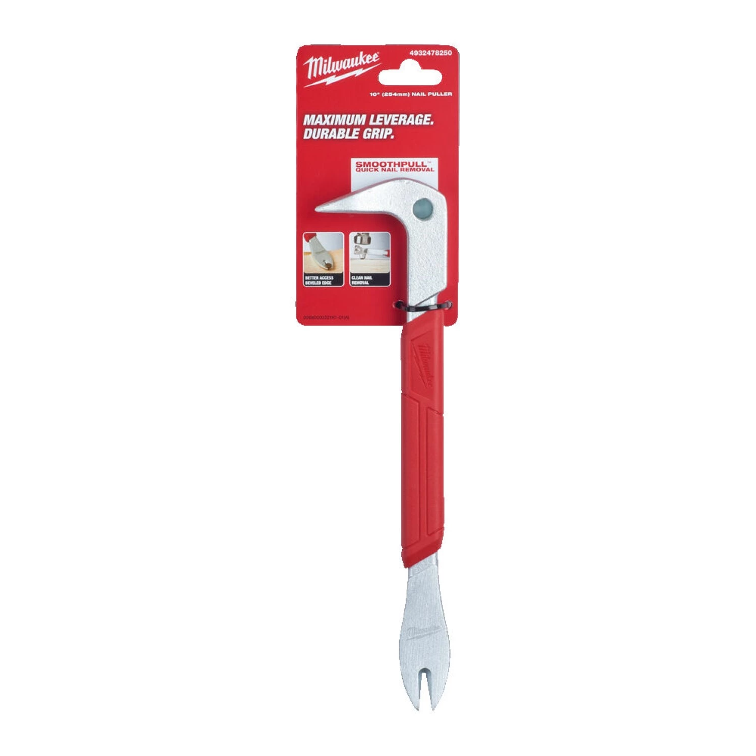 Milwaukee 4932478250 Pied de biche/arrache-clou - 254 mm - griffe étroite-image