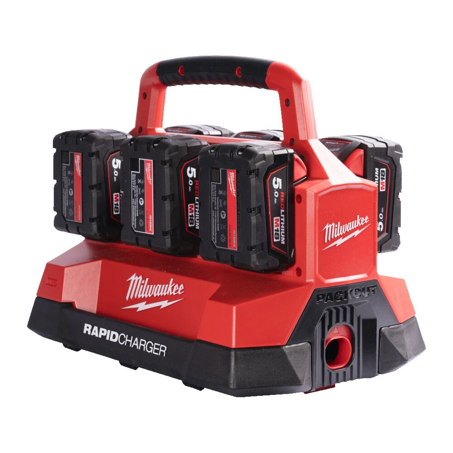 Milwaukee M18 MPC6 PACKOUT™ zesvaks snellader-image