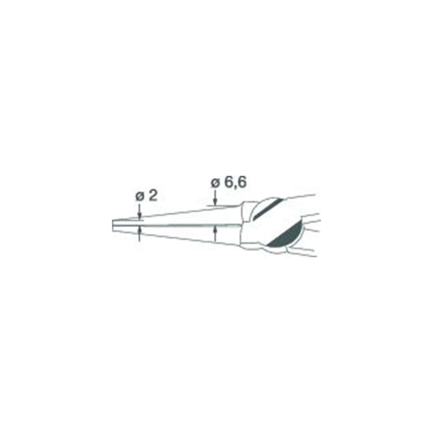 Wiha Z 09 0 06 160 Lange rondbektang Professional electric - 160mm-image