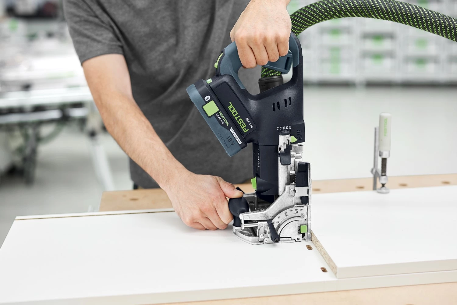Festool DFC 500 E-Basic 18V machine de fraisage Domino sans fil dans un systainer - 28 mm-image