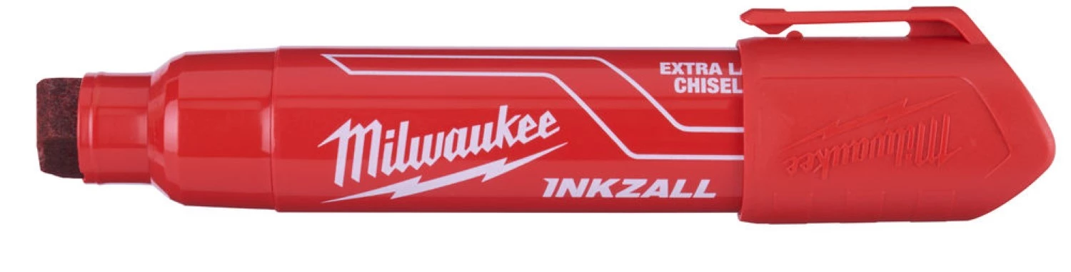 Milwaukee 4932471560 INKZALL™ Marqueur - Chisel XL - Rouge - 14.5mm-image