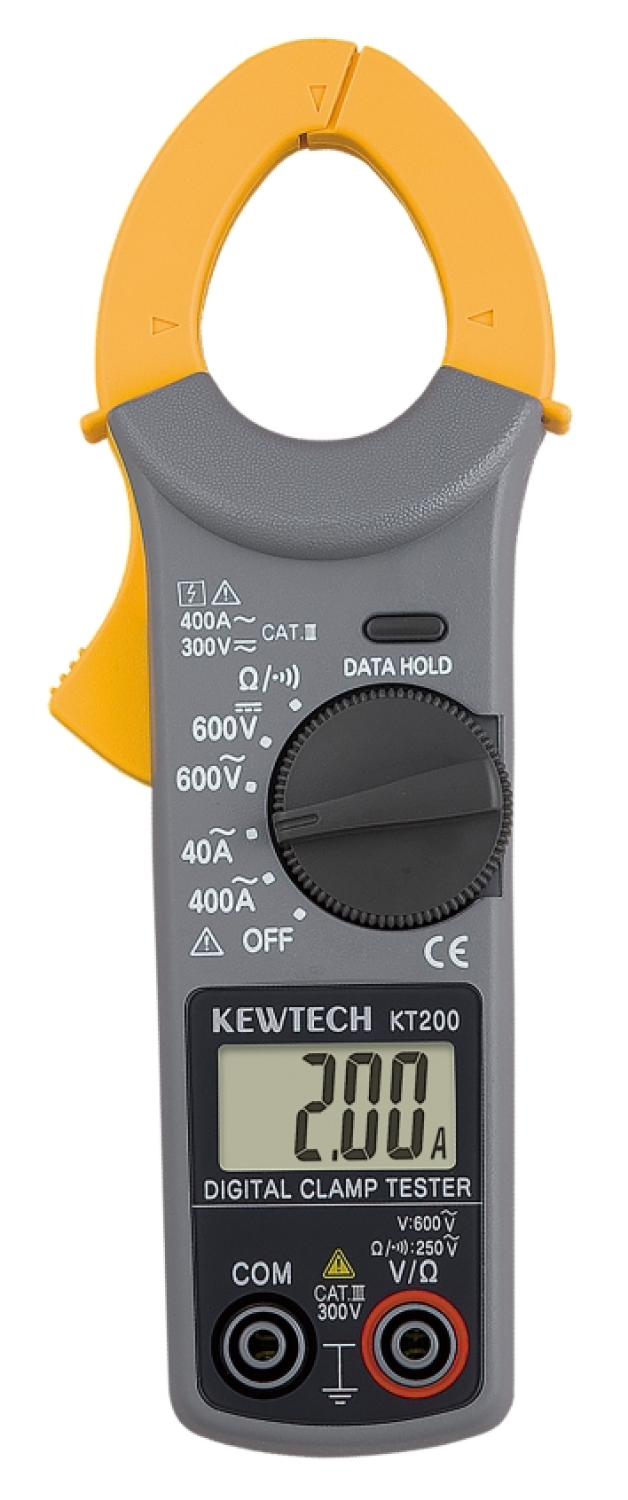 Kyoritsu Kewtech KT200 Pince Numérique - AC / DC 600V-image