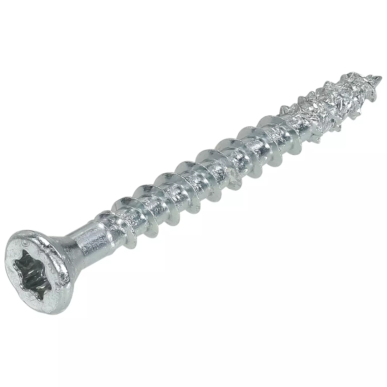 DynaPlus fitting screw - TX20 - flat head - full thread - galvanised - 200 pcs.-image
